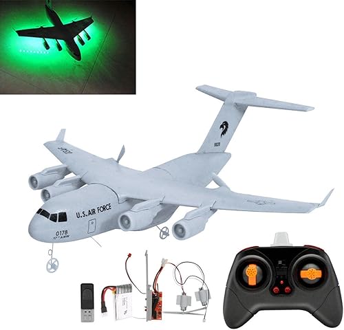 Miniatura 4 de misppro Avión de control remoto de avión RC - 2.4Ghz 2 canales DIY RC Predator Avión para principiantes RC Avión con 3 baterías