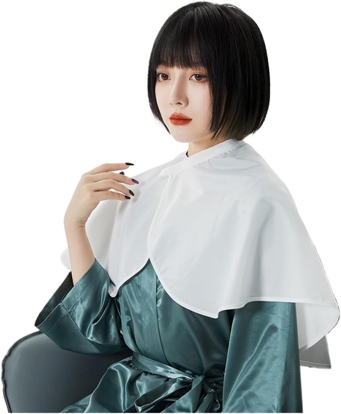 Beauty Salon Makeup Shawl Hairdresser Wai Cloth Dye Hair Small Wrap Barber Shop Cutting Cape