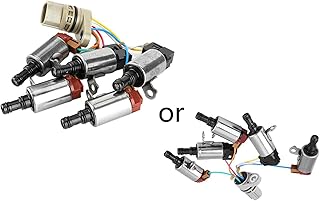 lixuesong Válvulas solenoides de transmissão automática com arnês adequadas para Crosstour RSX28400-PRP-004 28360-PRP-003 28500-PRP-004 Kit de manutenção de atualização de solenoide de transmissão de chicote de fios Montagem de reparo