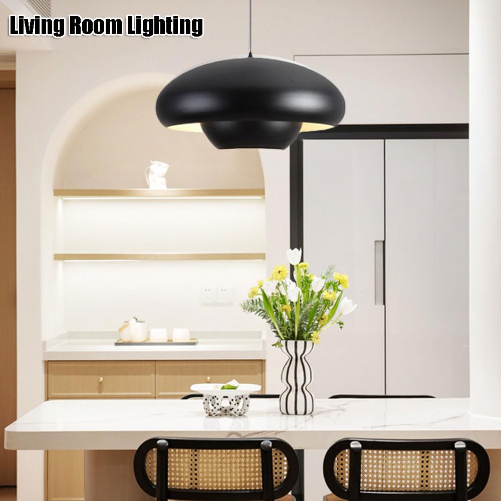 Lampa wisząca z żelaza w stylu industrialnym, żyrandol z cokołem E27 i głowicą, kreatywny abażur z dwoma warstwami, oprawa oświetleniowa do dekoracji korytarza, kawiarni