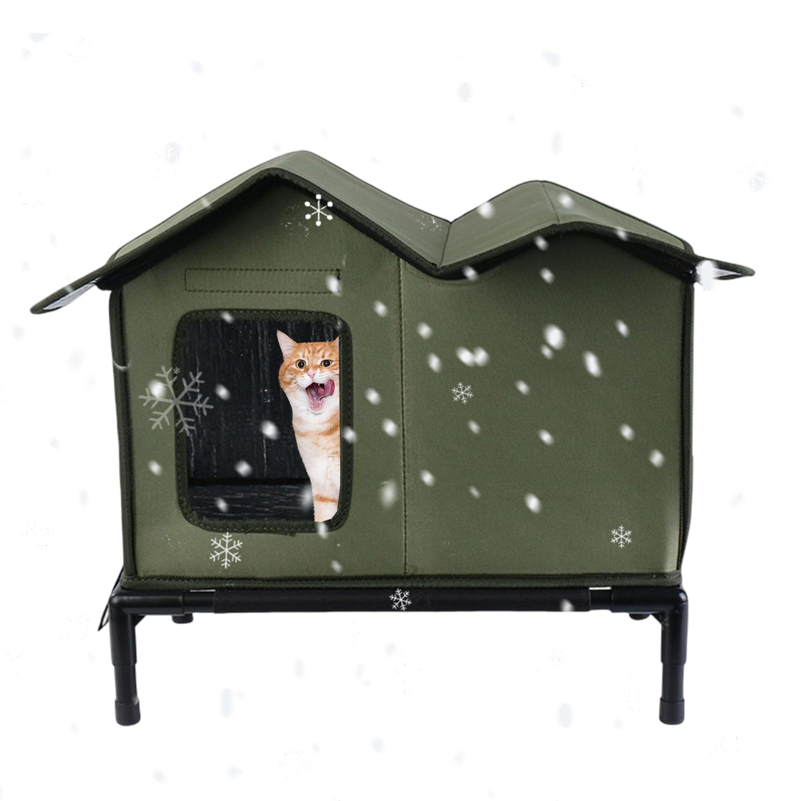 Niche pour chat extérieure étanche et abri de sommeil pour chats des rues