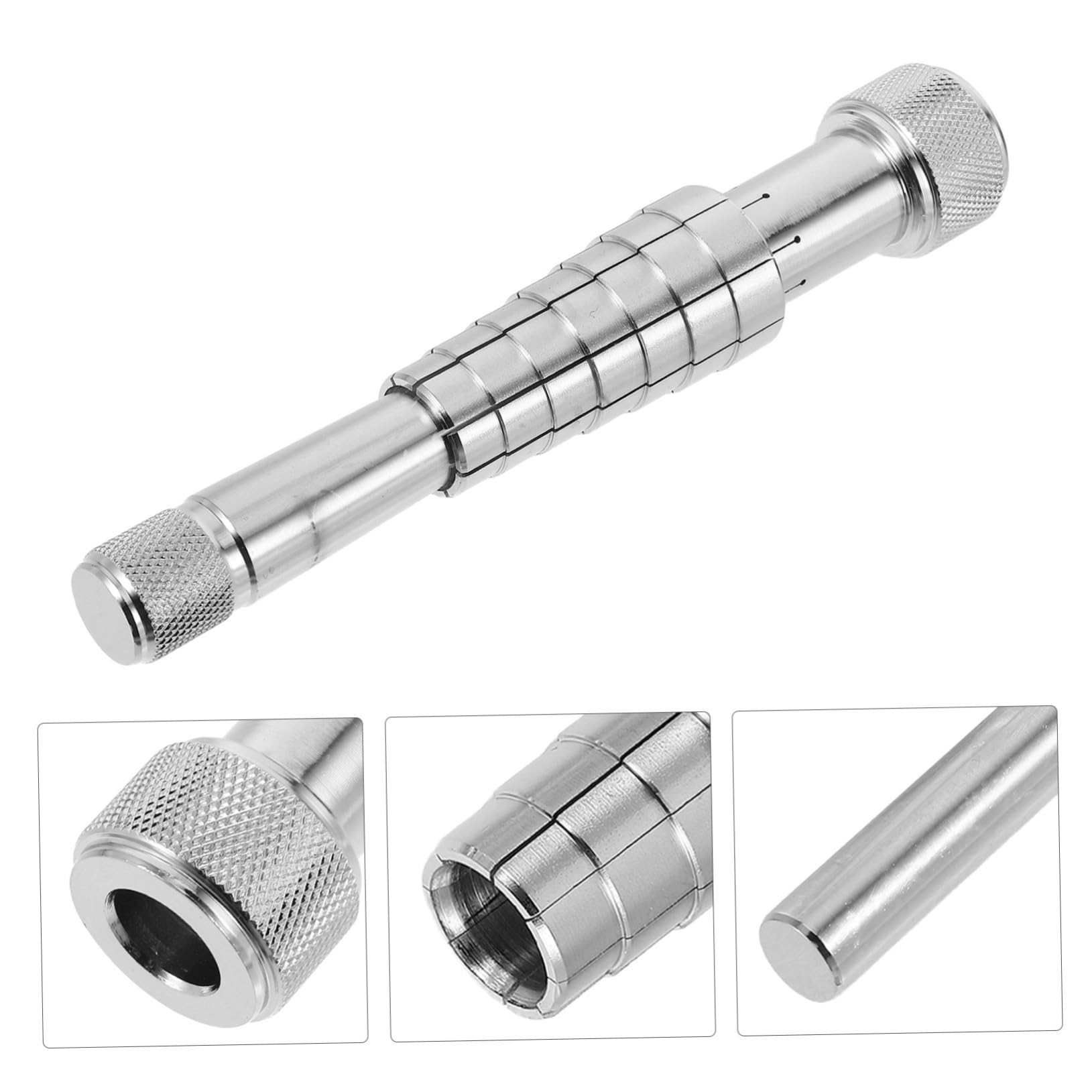Silberner Ringgrößenmesser aus Eisen 17–24mm, 1 Satz