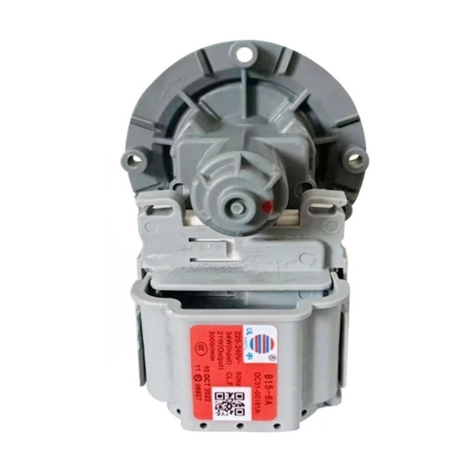 Conjunto Bomba de Desagüe para Lavadora, DC31-00181A B15-6A, 220V, 1 pieza