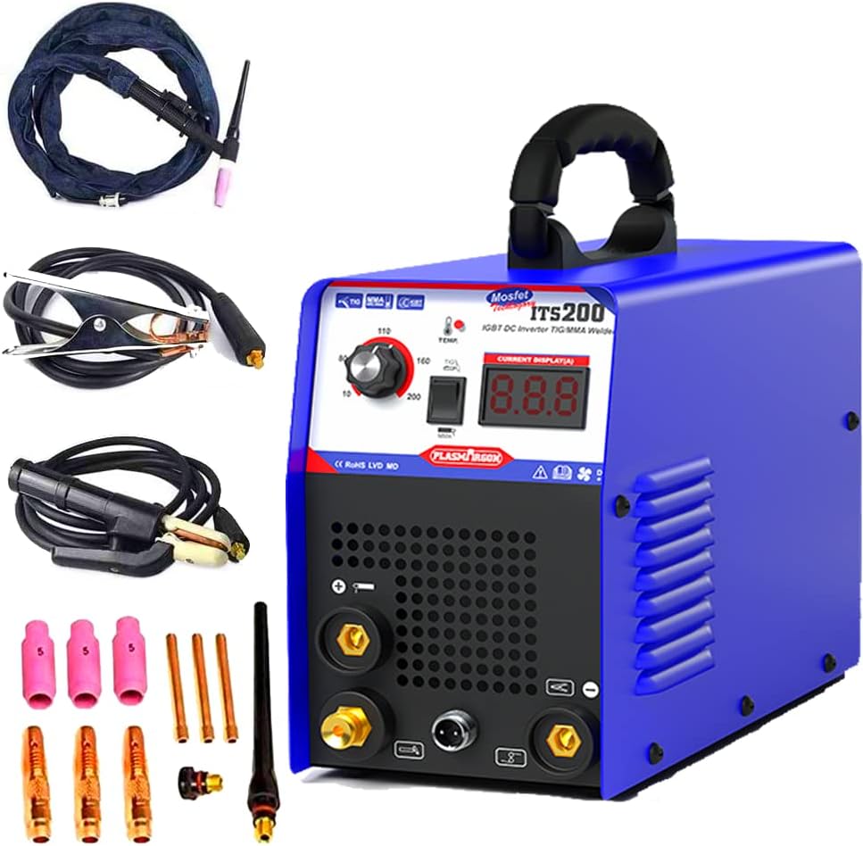 PLASMARGON,tig welder 110v/220v Dual Voltage,HF 200A TIG/STICK（MMA
