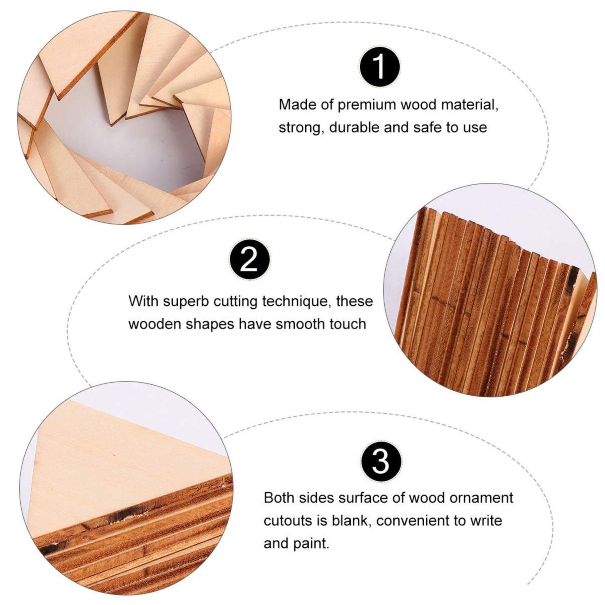 10 Unfertige Holz Pfeile - DIY Bastelholz Für Bemalen & Verzieren, 11cm Natur