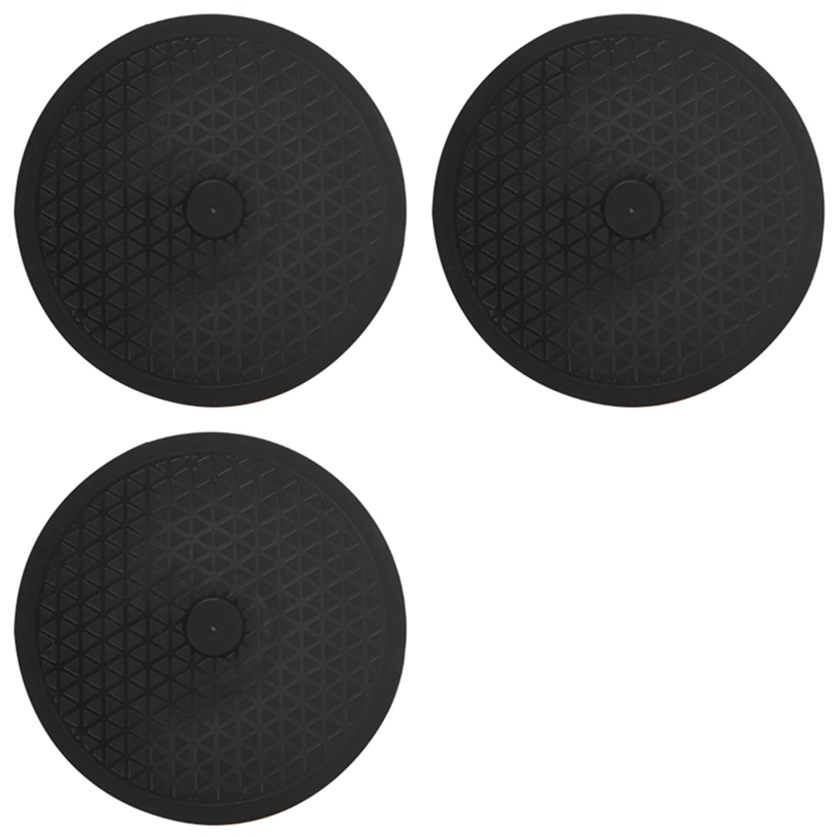 Hndhbfgrt 3pcs 12Inch Bonsai Turntable Rotating Plate Wheel Revolving Home Kitchen Display Stand