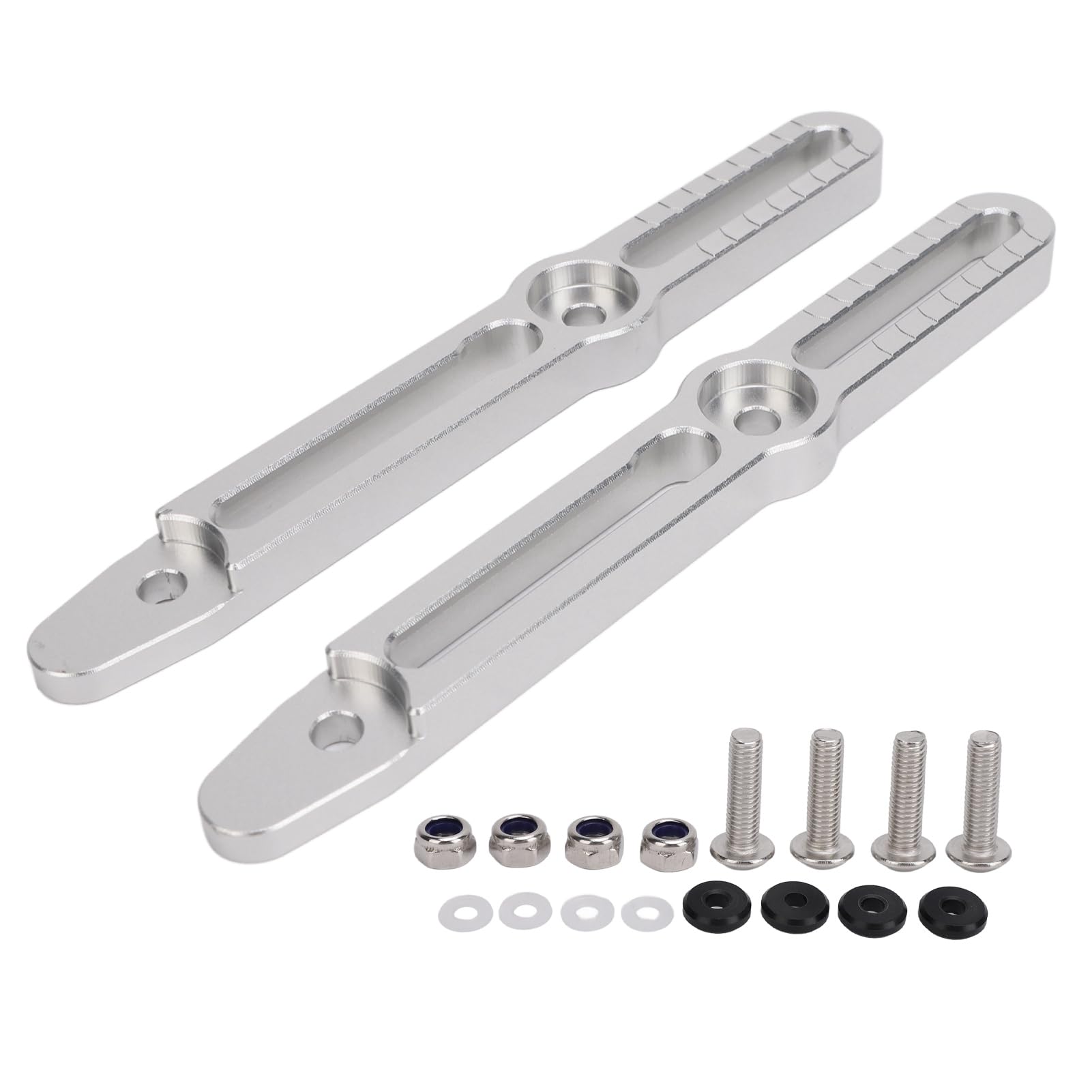 Kit Staffa Regolatori Parabrezza, Kit di Regolazione Parabrezza Riduce il Rumore per Moto in Alluminio per V-Strom 800DE DL800 2022-2024, Altezza e Angolazione Regolabili