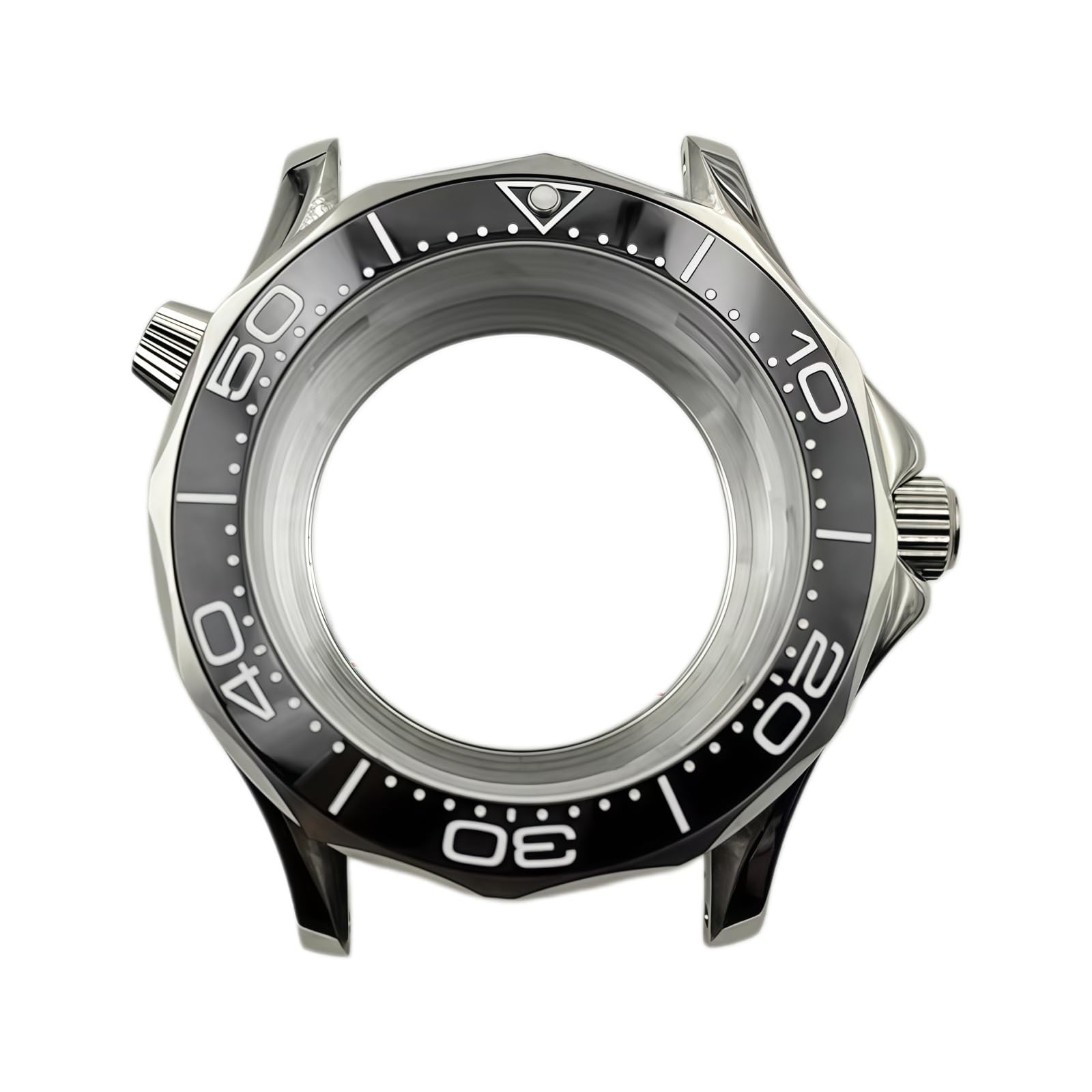 30ATM Wodoodporna Koperta Zegarka 41mm Duża Tarcza 31mm Wypukłe Szkło Zakręcana Koronka NH35 Części dla Omega Seamaster Diver 300M-8 41MM