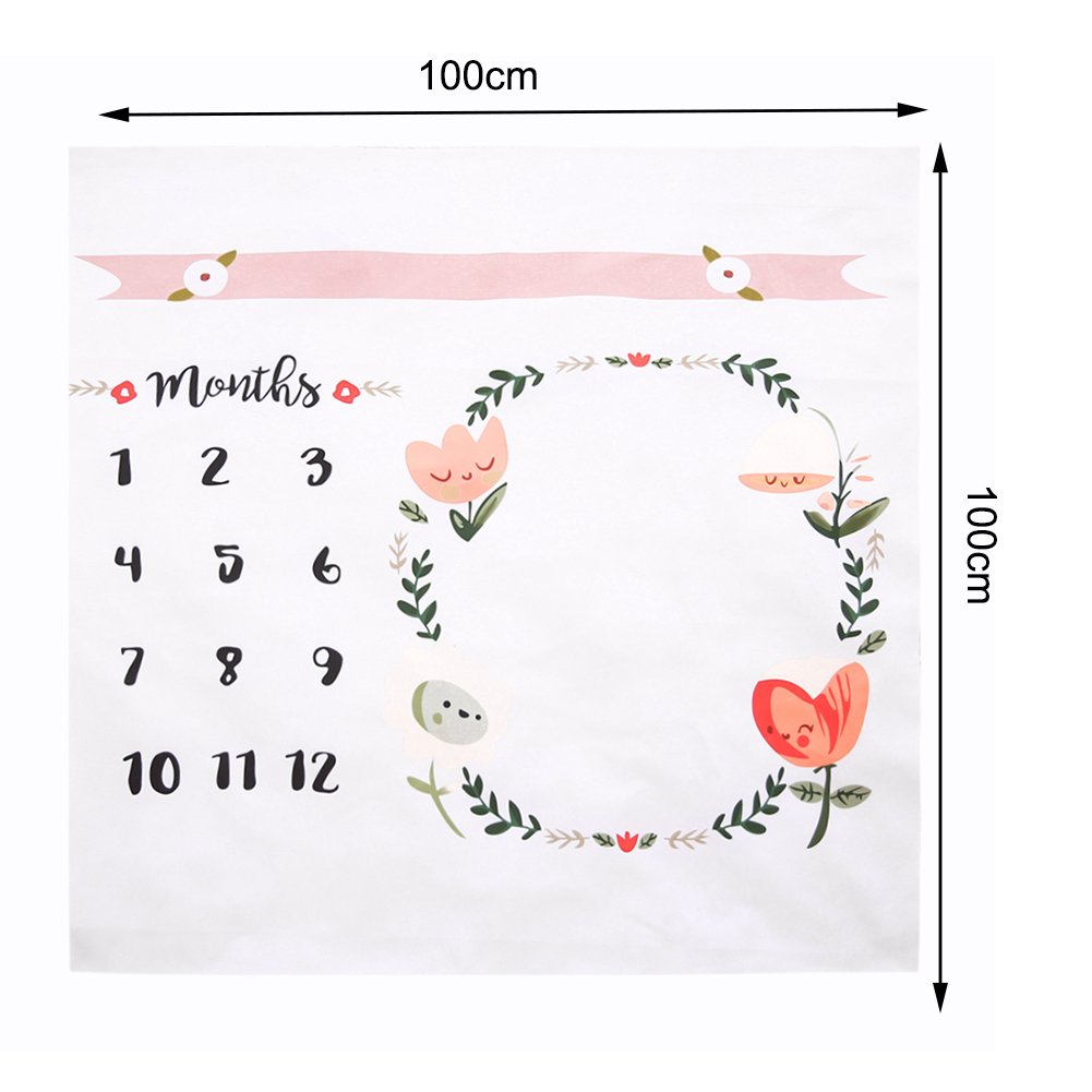 Coperta Sfogo Per Foto Neonato | Registro Crescita | 150x100 Cm | Con Cornici - Foto 11