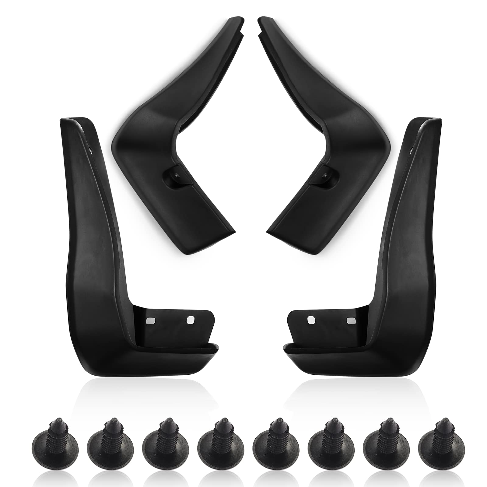 BDFHYK Mud Flaps Splash Guards 4PCS Front & Rear Side Mud Guards Compatible with Honda Accord 2018-2019 EX/EX-L/Hybrid EX-L/Hybrid/Hybrid Touring/LX/