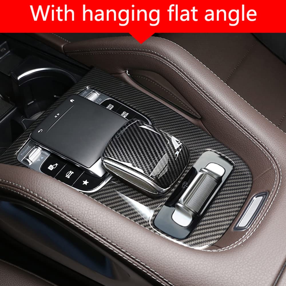 Panneau Porte-gobelet Arrière Mercedes - Fibre Carbone Inox - Pour Classe A W177, GLE, GLS, GLB