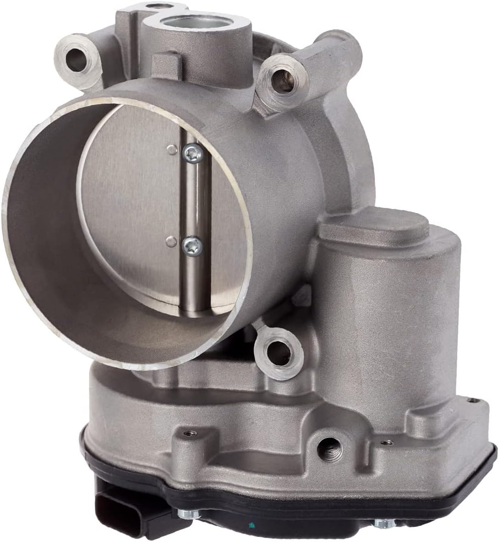 AUQDD S20068 Throttle Body Assembly (For 3.5L/3.7L Naturally Aspirated) Fit For 11-18 Fo-rd Edge Explorer,13-19 Taurus,11-17 Mustang /13-16 Lin-coln MKZ MKS,13-19 MKT (# 977-328 AT4Z9E926A TB1049)