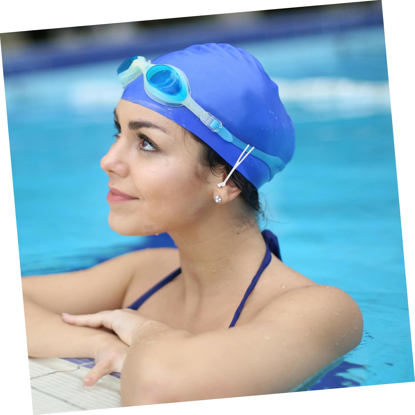 BCOATH Silicone Ear Plugs for Swimming 1 Pair Replaceable Comfort Fit for Boys and Girls Adults Carry Case