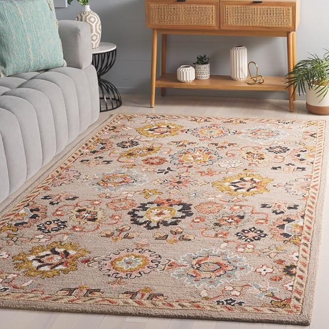 Image of Handmade Primium Collection Pure Woolen Carpet for Living Room,Bedroom and Hall (6 X 9) Feet Color Multi-2