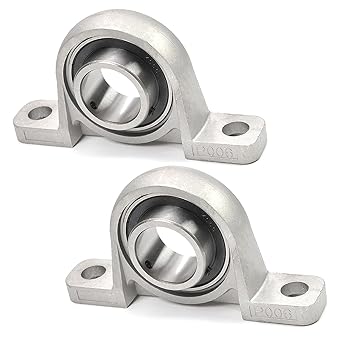 Othmro 2pcs KP006 30mm Zinc Alloy Self Aligning Pillow Block Flange Bearing