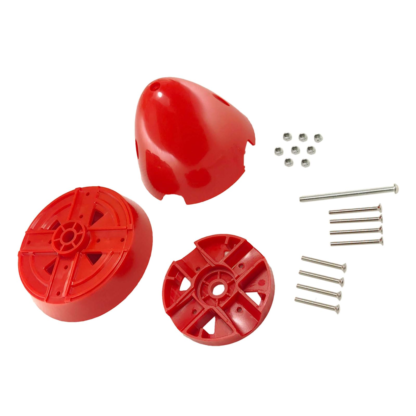 Amazon.com: FMS Part FMSSG106RT-V2 Spinner V2 Red for 1700mm P51
