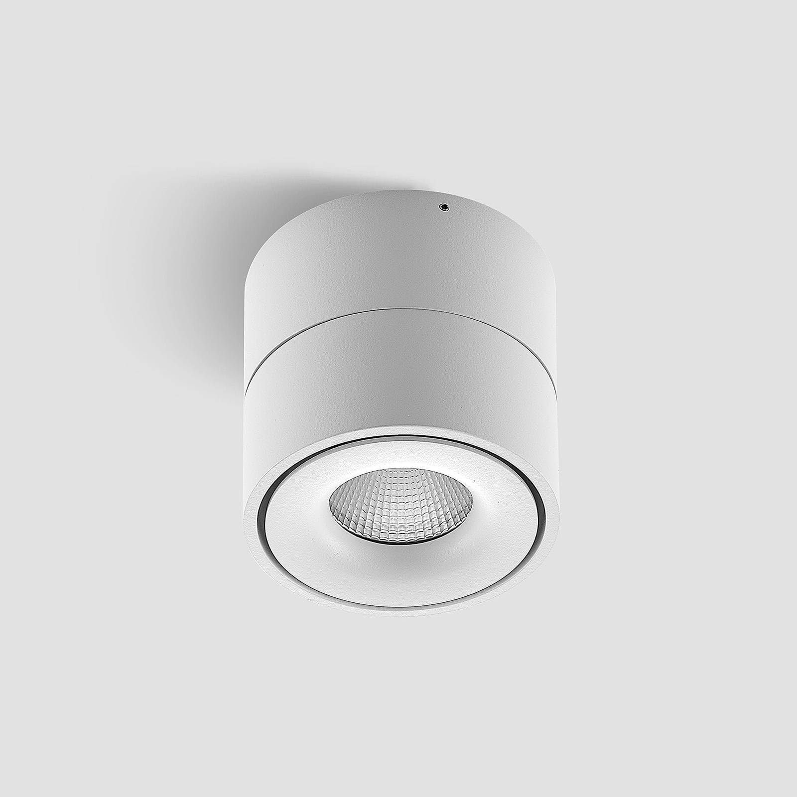 Arcchio LED Deckenlampe Rotari (Modern) in Weiß aus Aluminium (1 flammig,) - Deckenleuchte Wandleuchte Strahler Spot Lampe Flurleuchte