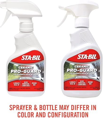 Miniatura 11 de STA-BIL Ceramic Pro Guard - Protección de cerámica para cortadoras de césped y quitanieves - Fórmula antiadherente - El embalaje de 10 onzas puede