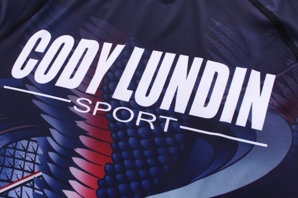 Cody Lundin Kompressions-Sportshirt für Herren, Digitaldruck, kurzärmelig, athletisch, Fitness, Laufen, Training, Workout