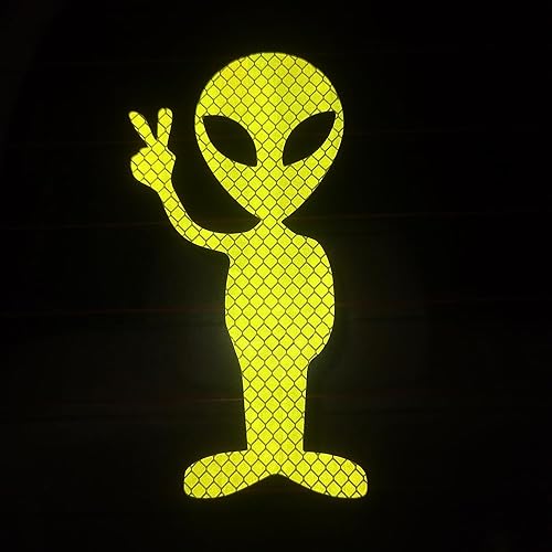 HungMieh Adhesivos altamente reflectantes de vinilo para automóviles de alta intensidad, señales de advertencia de seguridad reflectantes de 7 años,