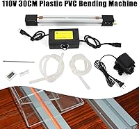 Vista 2 de Dobladora de plástico de PVC acrílico de 110 V, dobladora de hojas de plástico de 110 V, calentador de tiras manuales para herramienta de doblado