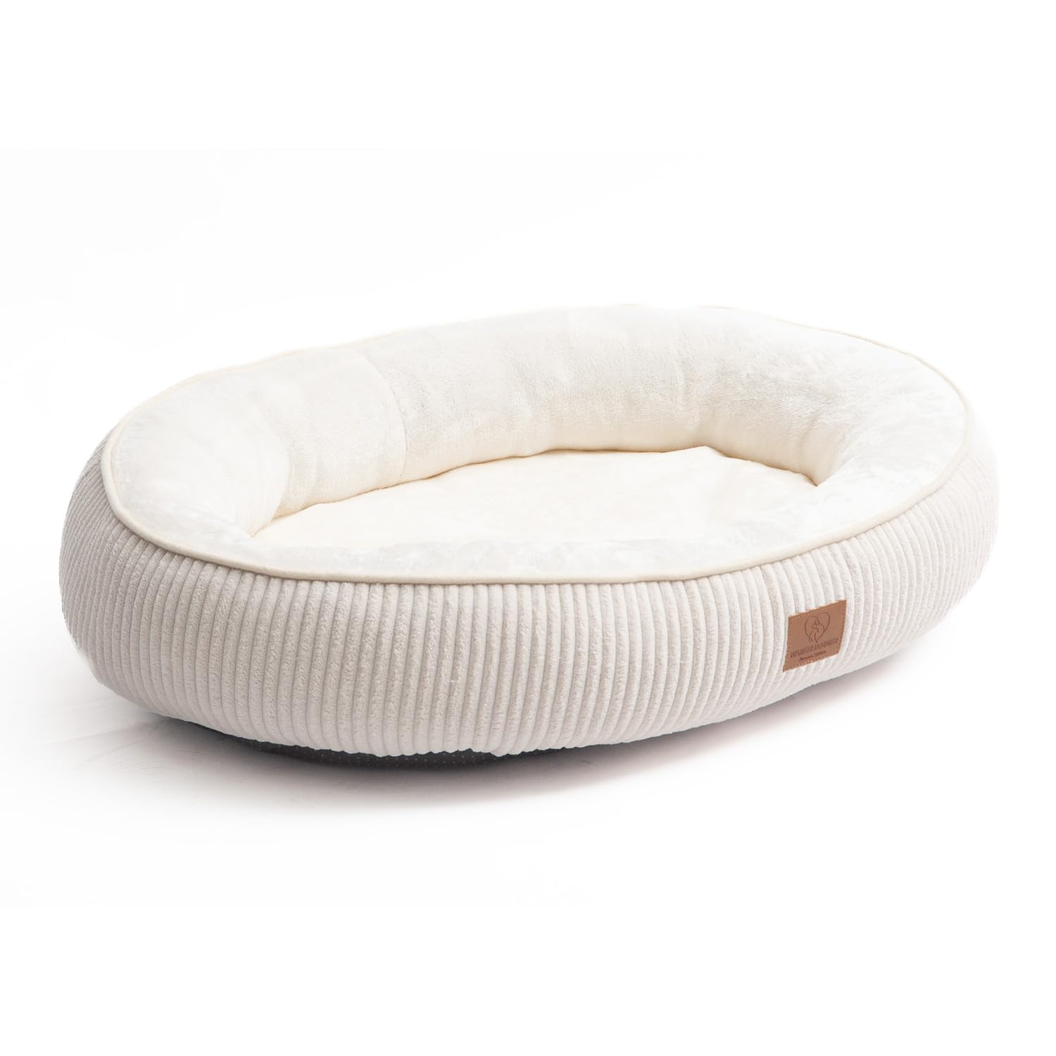 Hundebett Orthopädisches Premium Hundebett, flauschig weich, abnehmbar/waschbar 22 cm hoch, weiches Flanell/herausnehmbare Innenmatratze/Dicker Rand (100 x 70 x 22 cm)