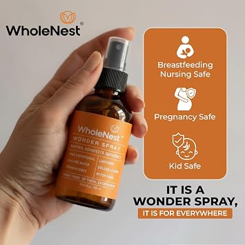 Postpartum Essentials Multi-Use Perineal Spray | All-Natural Postpartum Spray with Witch Hazel & Frankincense Oil | Gentle Support for Face & Room Mist, Birth Recovery & Breastfeeding | 60ml