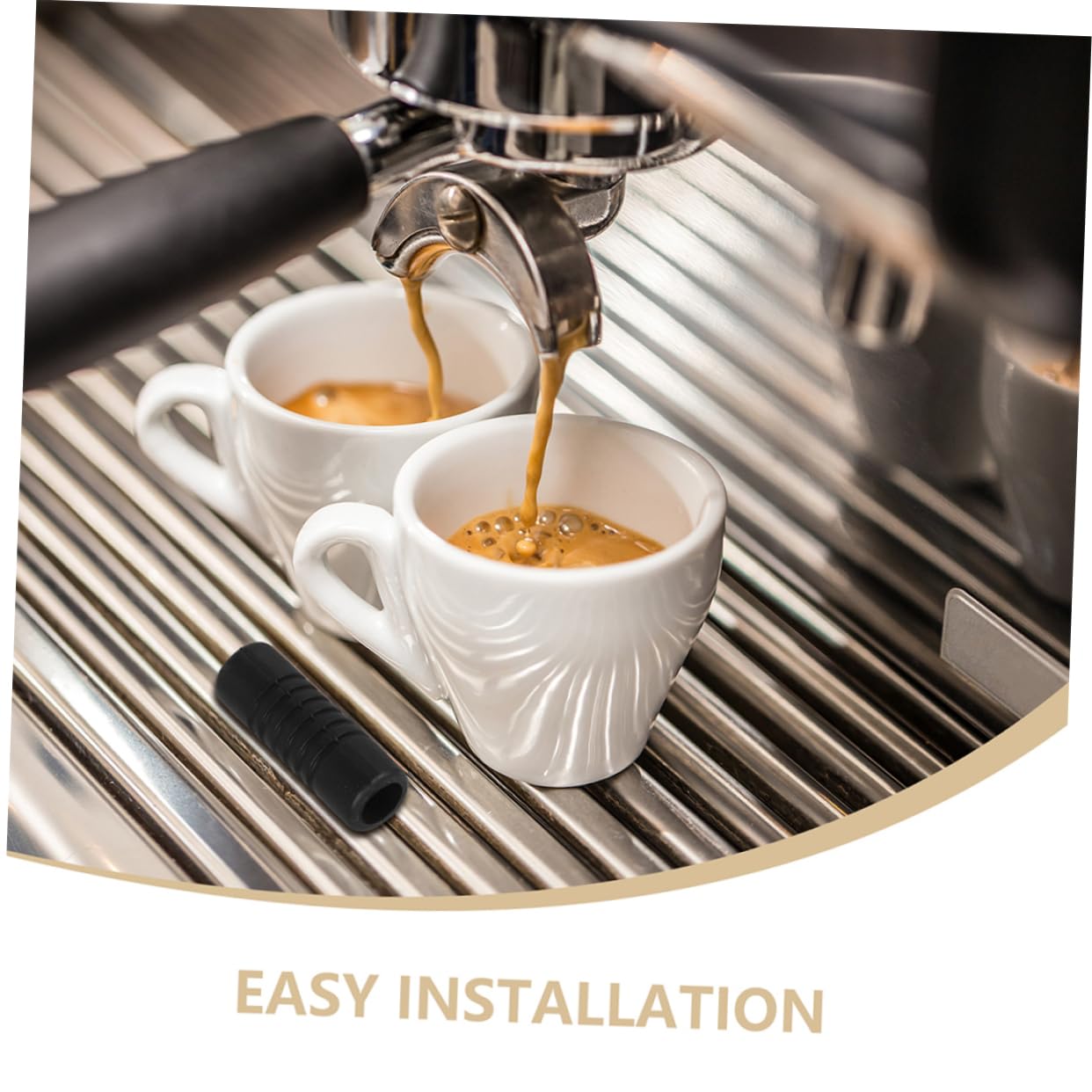VALICLUD Funda de Goma para Varilla de Cafetera Protección Térmica Resistente al Calor, 2 Piezas, Compatible y Duradera para Uso en Casa y Oficina