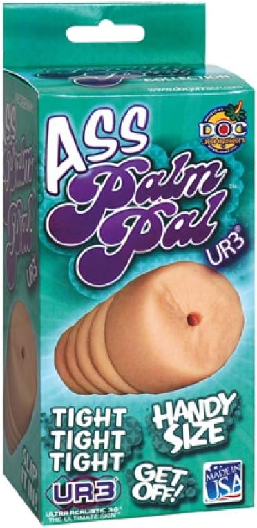 Doc Johnson Palm Pal - ULTRASKYN - Ass - 4.6 Inches Long - Male Masturbator - Vanilla, Natural (0683-06-AM)