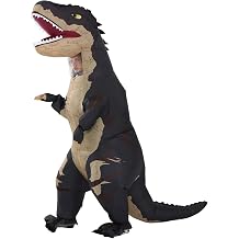Aufblasbare Dino Kost m Erwachsene   Ganzk rper Luft Dinosaur kost m Herren Damen Lustige Fasching Kost m f r Halloween Weihnachten Karneval Party