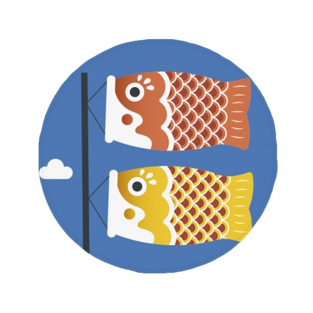 Tapis de cuisine japonais poisson rouge pour une décoration zen de votre maison