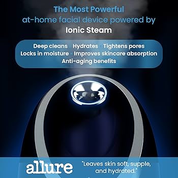 NanoSteamer Luxe by Pure Daily Care in Navy | Ionic Facial