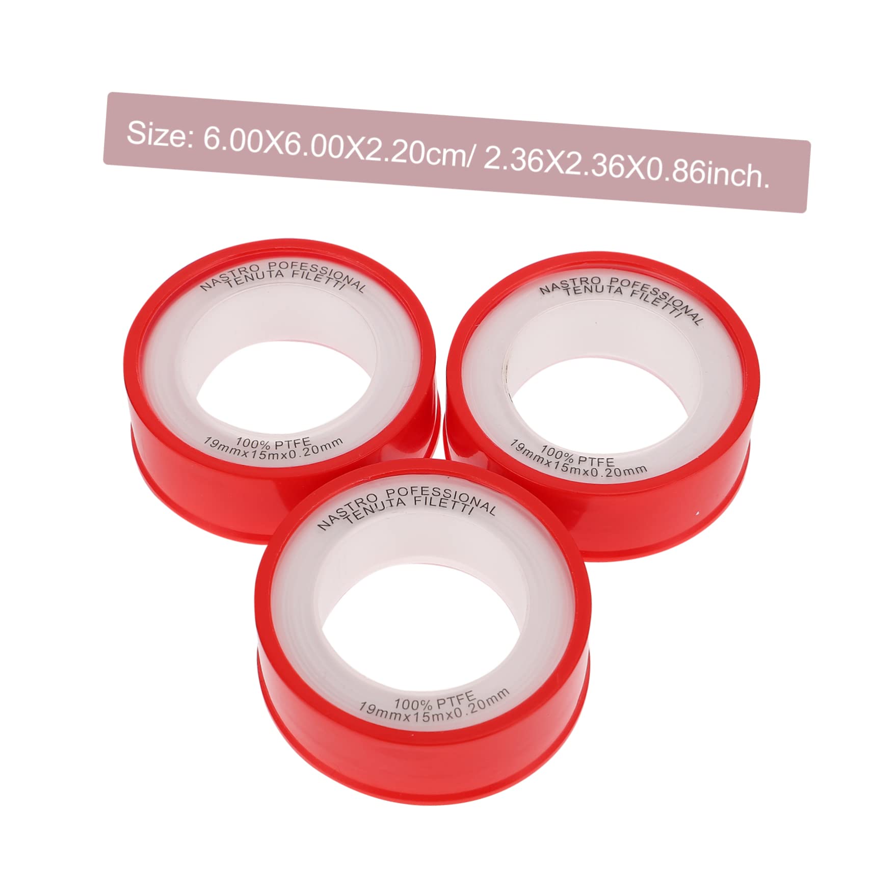 Cabilock 10Pcs Thread Seal Tape for Plumbing Professional Grade Sealing Tapes for Pipe Threads High Temp Resistance Essential Plumbers Sealant Tapes