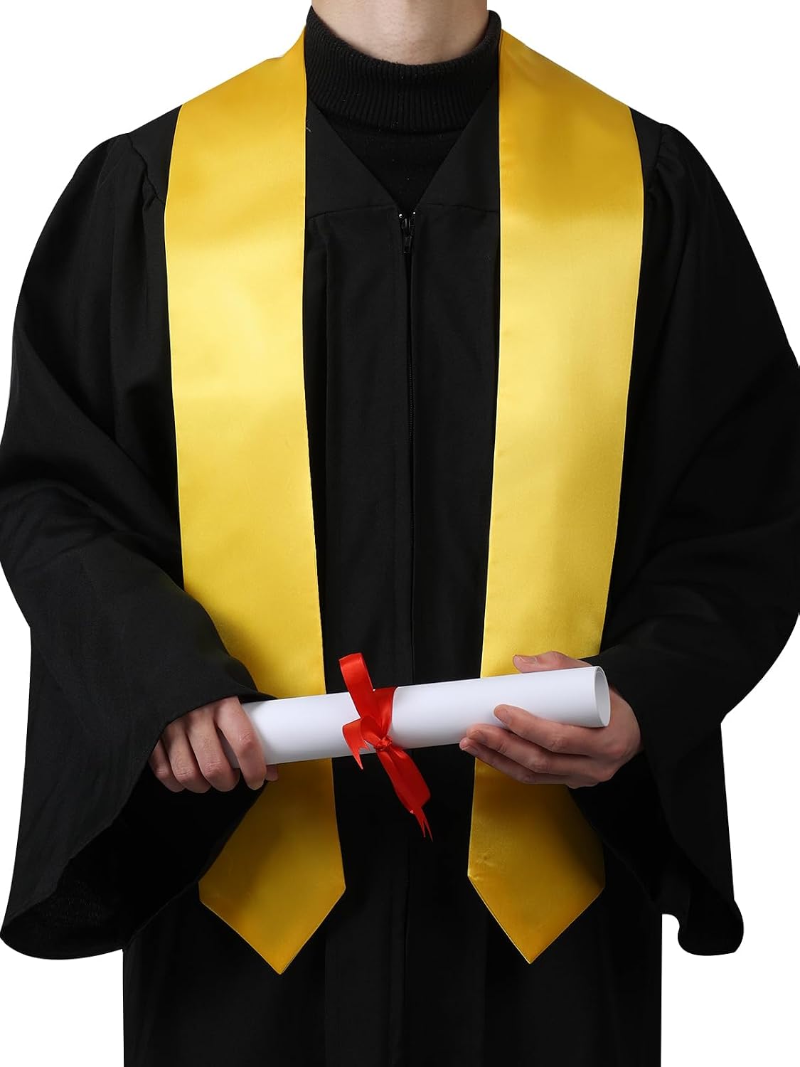CORVIDA 24 Pcs Graduation Stoles Bulk,Plain 70 Inch Blank Sash for DIY,School College University Ceremony,Honor Stole