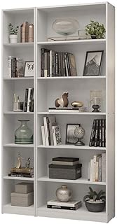 Kit Madesa Estante Livreiro 6908 + Estante Livreiro 6906 - Branco