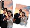 Funda personalizada para ZTE Nubia Neo 5 5G a prueba de golpes, antiarañazos y antideslizante, con foto/texto personalizado, TPU suave y delgada, negro medianoche 1