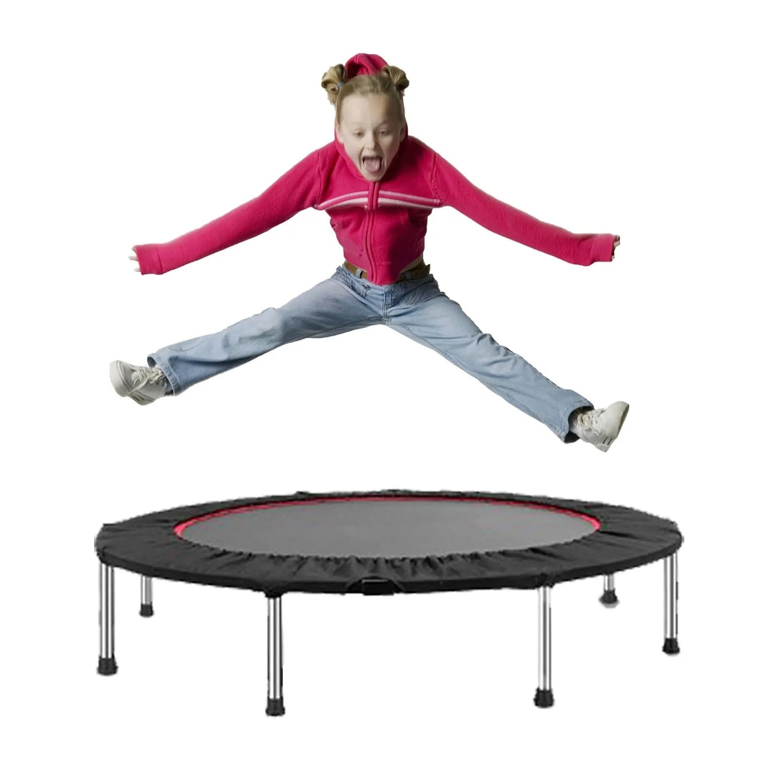 Trampolino Tappetino di sicurezza sostitutivo per trampolino Tappetino elastico per trampolino Tappetino da salto Coperture di protezione dei bordi Tappetino Tappetino per salto trampolino(65X45X13CM)