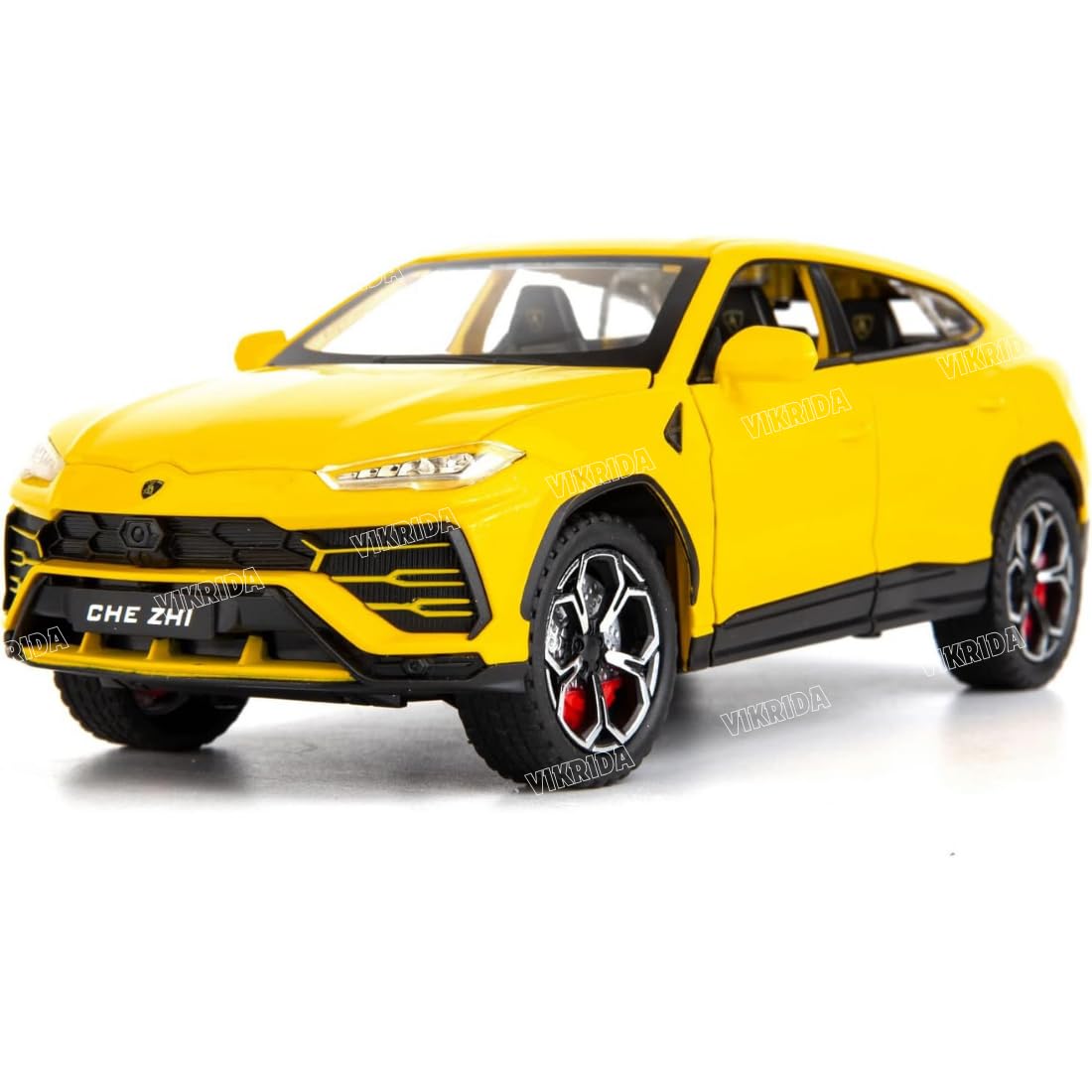 VikriDA 1:24 Toy Cars for Boys Lambo Urus Car Toys (Yellow)-image-16