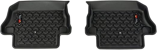 Rugged Ridge Floor Liner Set for Jeep Wrangler JL | Front & Rear, 4-Piece Set, Black | 12987.43 | Fits 2018-2025 Jeep Wrangler JL 2-Door