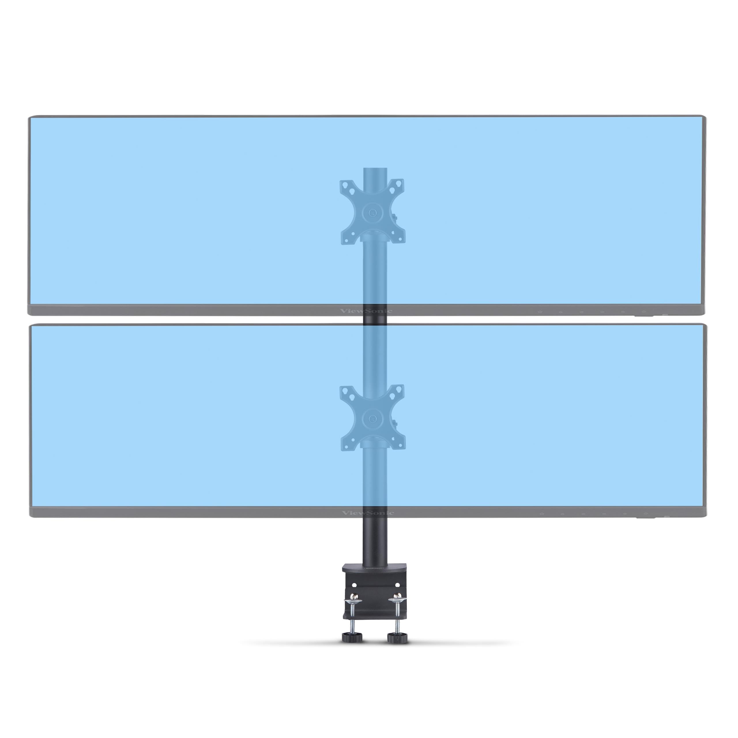 StarTech Support 2 Ecrans Empiles 49", 32kg, VESA (H2MPV-Monitor-Mount)