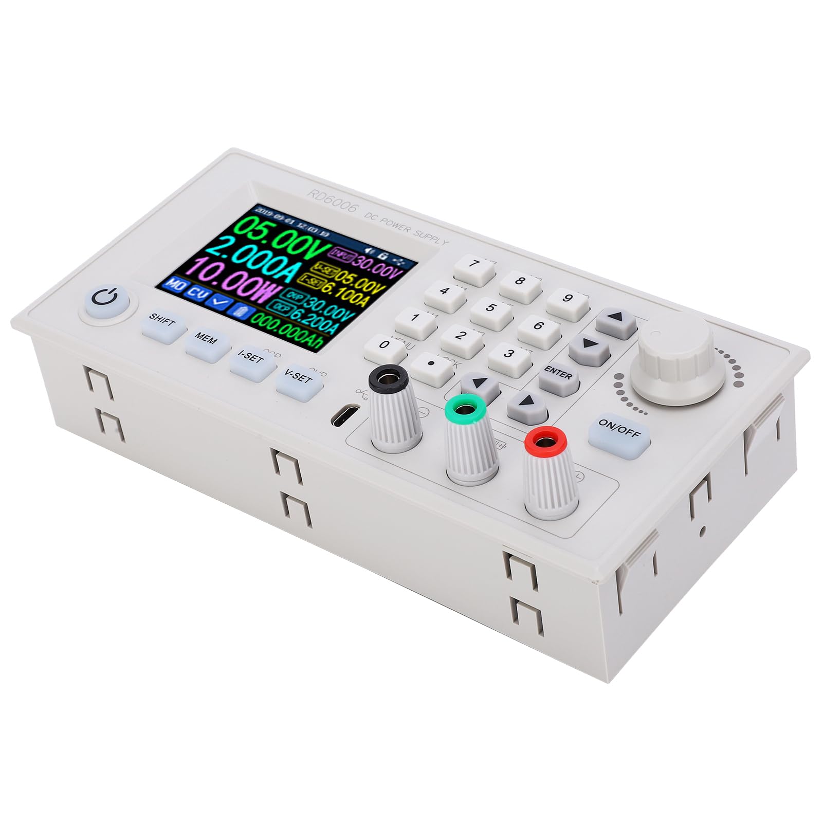 Cocoarm Regulowany Zasilacz Prądu Stałego ABS Adapter Regulatora Napięcia Prądu Stałego 6 V do 70 V Wejście 0 do 60 6 A 360 W LCD OVP OCP Testowania Fabrycznego Naprawy Elektroniki Laboratoryjnej