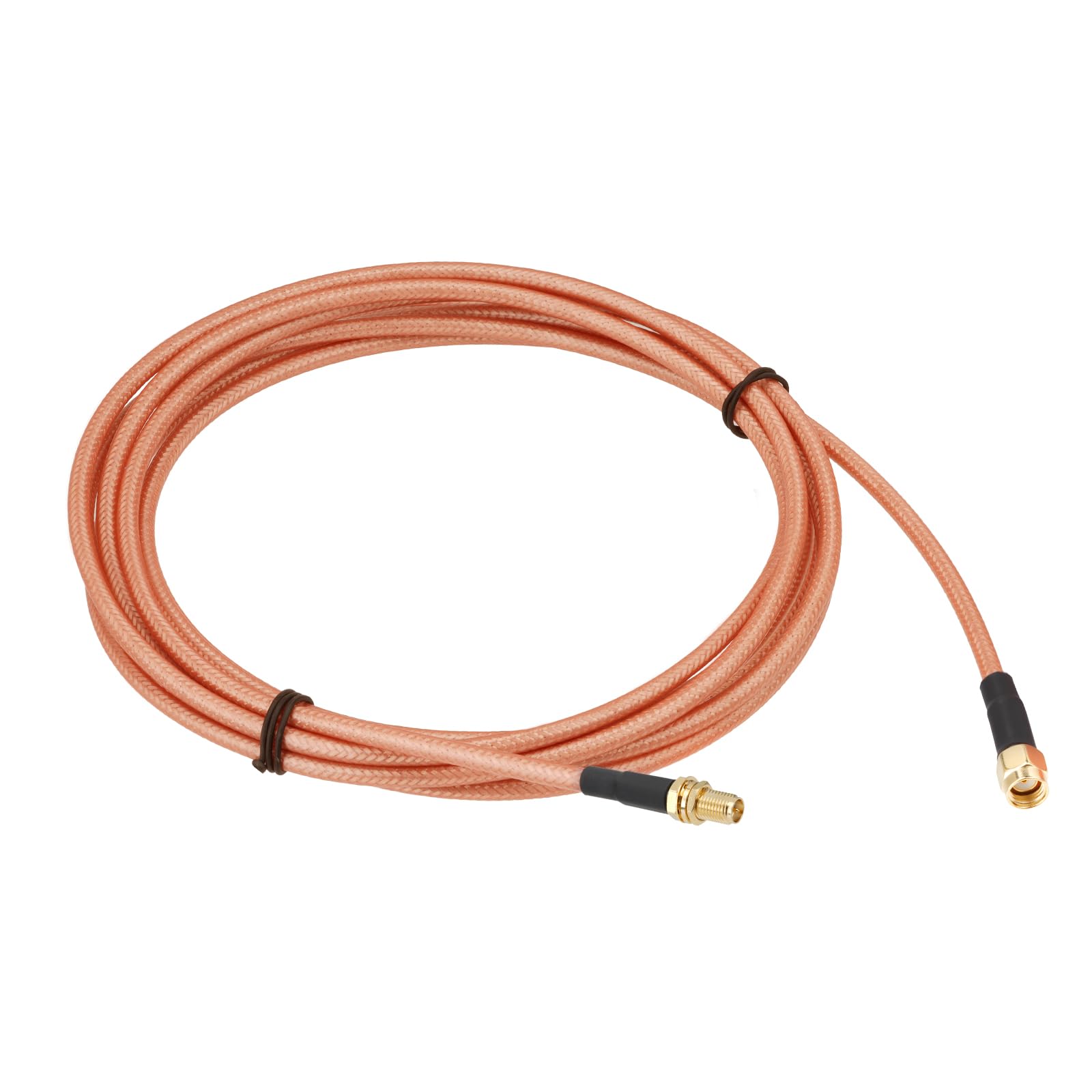 Bingfu Câble coaxial RP-SMA femelle vers RP-SMA mâle RG400 pour routeur WiFi, caméra IP, adaptateur de carte réseau sans fil Mini PCI Express PCIE 3 m