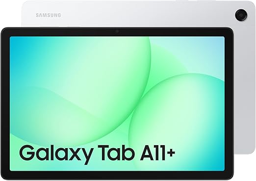 Samsung Galaxy Tab A11+, Android Tablet, Gümüş, WiFi Destekli, 6GB RAM, 128GB Depolama Alanı, 11 İnç (Samsung Türkiye Garantili)