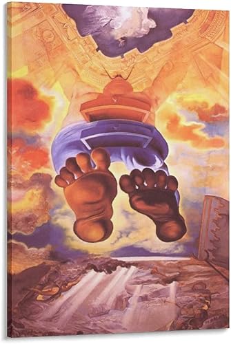 Vista 110 de 40 pinturas famosas de Dali - Salvador Dalí - El Ángelus arquitectónico del mijo - Póster artístico en lienzo y arte de pared, póster moderno