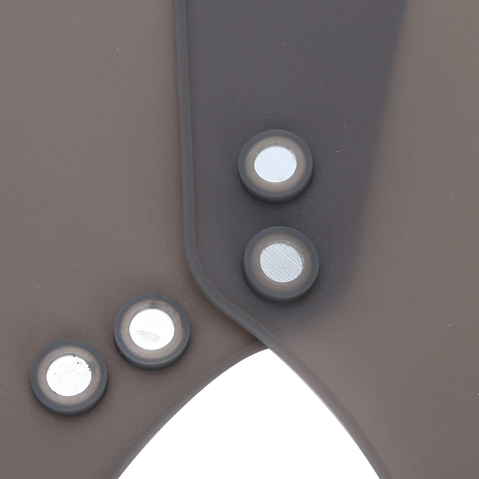 Protezione Collo Parrucchiere Silicone Mantella Colorazione Tintura Capelli Accessorio Nero