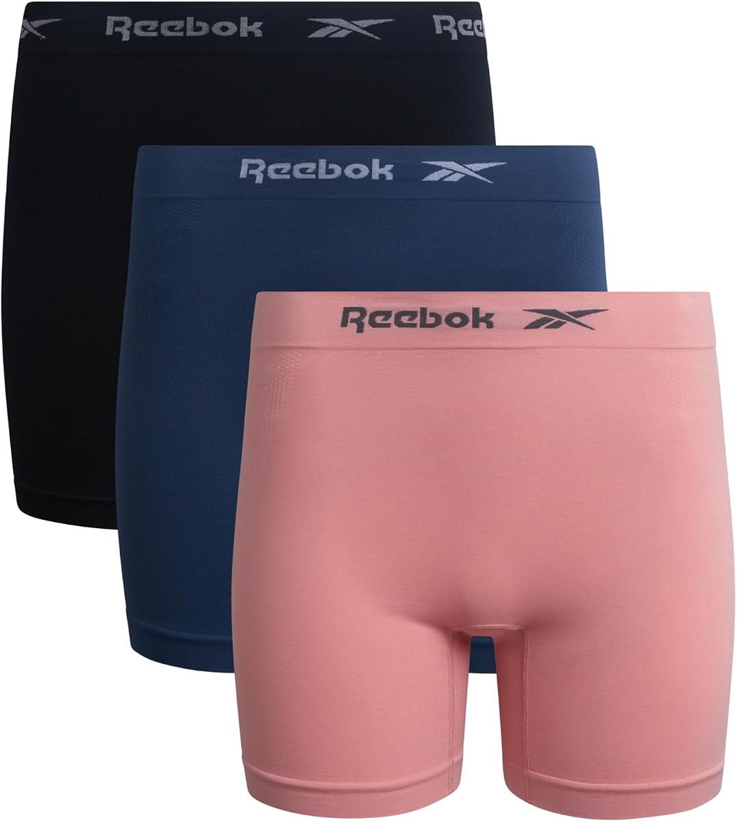 Womens Boyshorts 3 Pack Long Leg Performance Underwear for Women