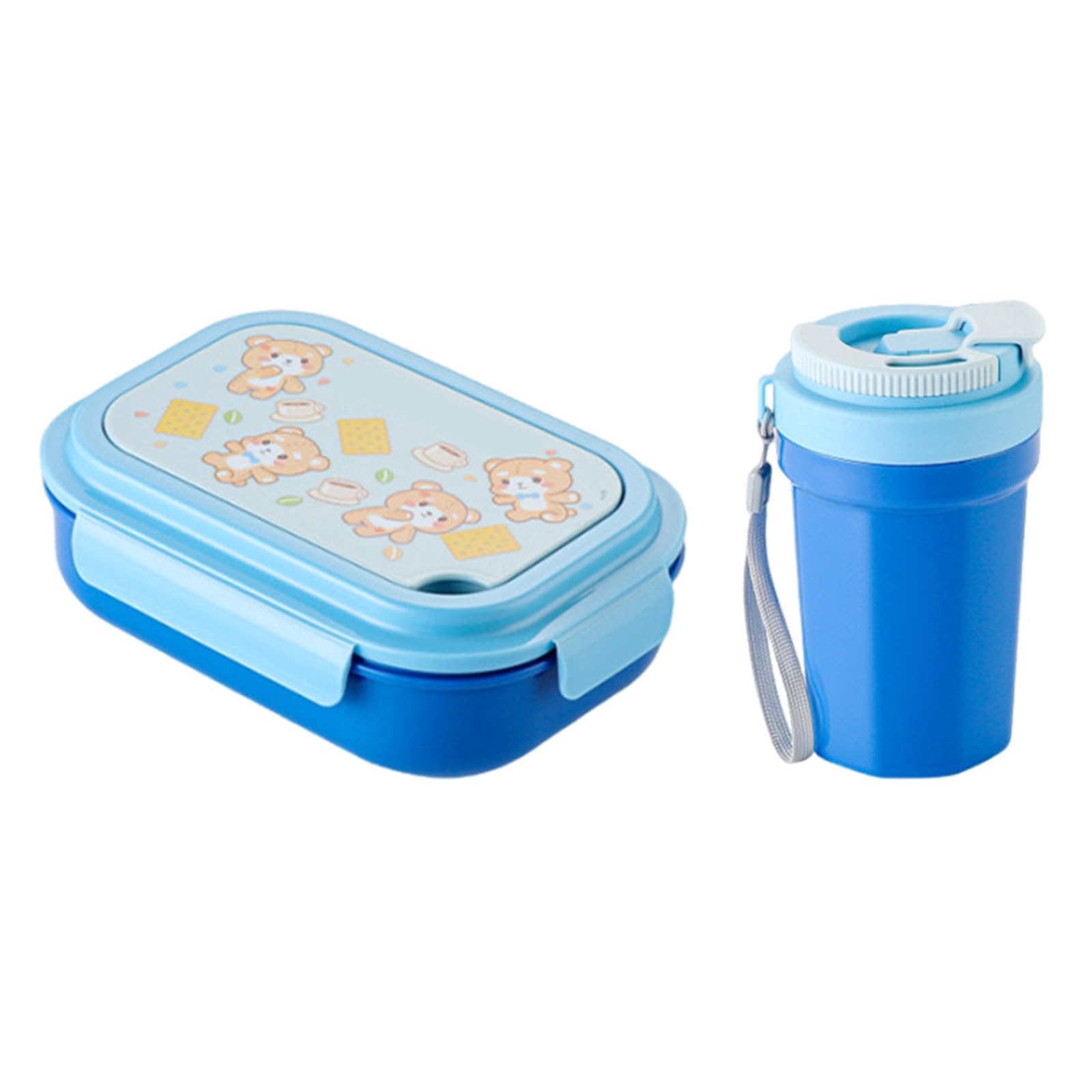 Tsophreniq Multiple Section Meal Container Dishwasher Friendly Bentos Box for Kids Adults Microwave Use Compartment Bentos Box for Microwave