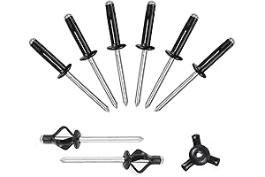 3/16 x 3/4 Inch Pop Rivets, Black