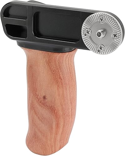 Miniatura 4 de CAMVATE Empuñadura ergonómica de madera con rosca roseta M6 conexión de tornillo para montaje de hombro de cámara (mano derecha) - 2927