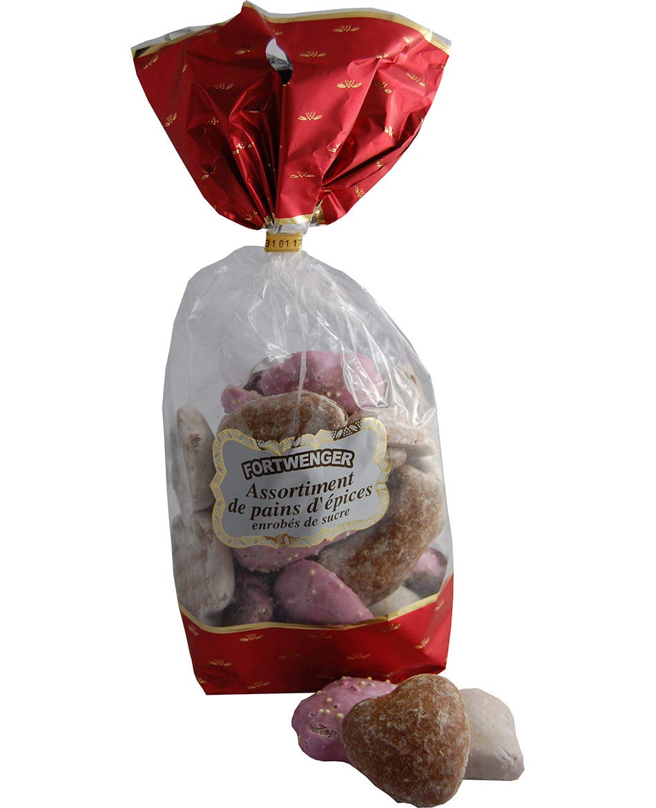 Assortiment de petits pains d'épices alsaciens glacés - Sachet de 250g